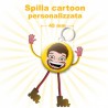 Spilla cartoon personalizzata Ø 45 mm 
