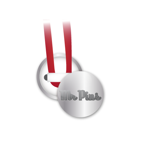 Spilla a medaglia neutra